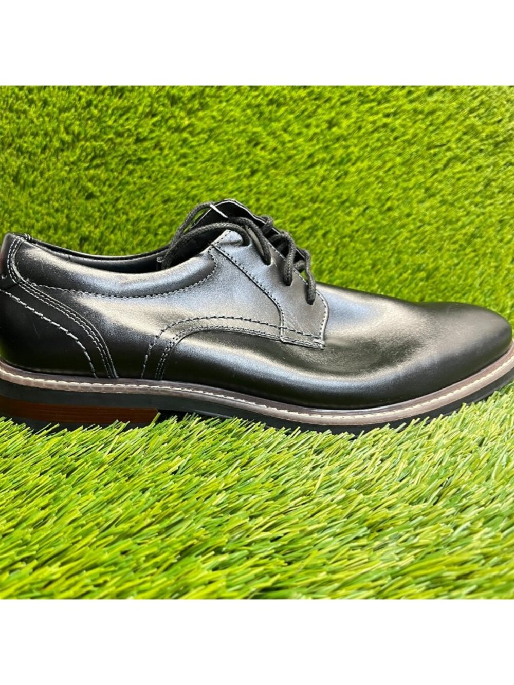 Nunn Bush Westfield Mens Size 9 Black Casual Classic Leather Oxford Dress Shoes